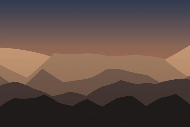 Stylised landscape for E-bike day on the forest trails