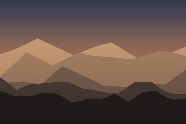 Stylised landscape for Ciucaș: the wind-carved rock formations