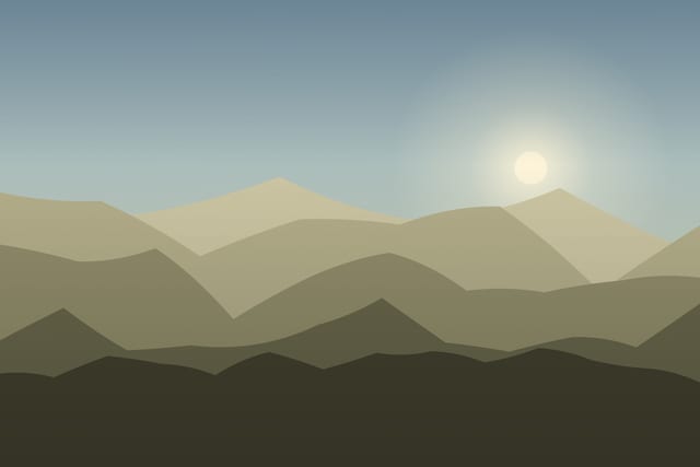 Stylised landscape for Guided ATV ride on forest tracks