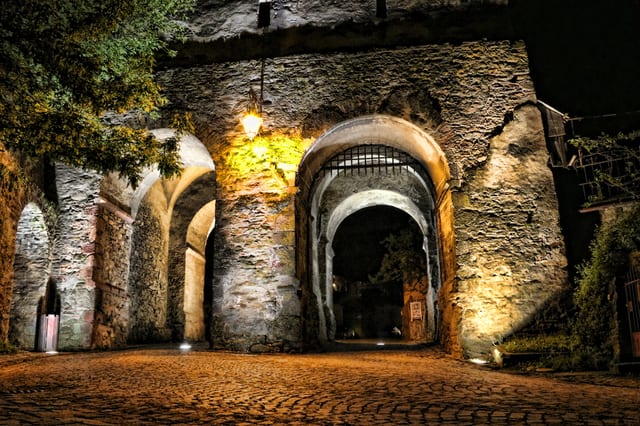 The tailors’ tower in the walls of Sighișoara