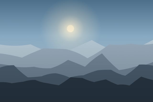 Stylised landscape for Ciucaș: the wind-carved rock formations