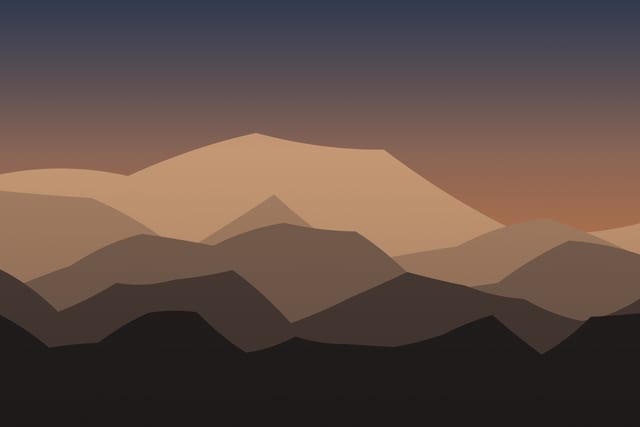 Stylised landscape for Castles and the border they were built to hold
