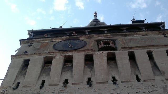 The clock tower of Sighișoara citadel