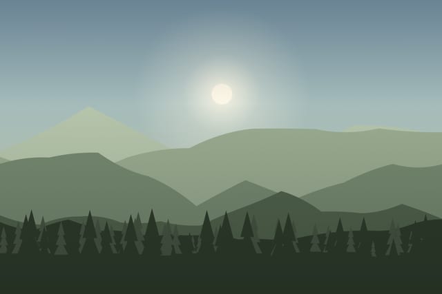 Stylised landscape for Ciucaș: the wind-carved rock formations
