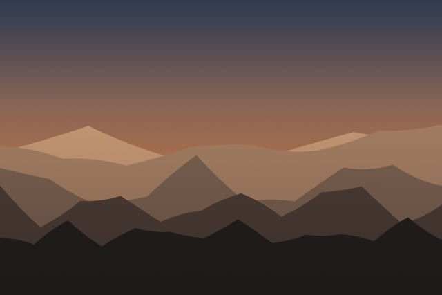 Stylised landscape for The Bucegi plateau, the Sphinx and Babele